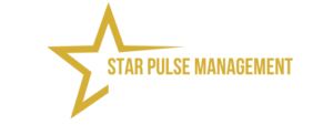 Gold and Black Modern Star Fashion Store Logotype