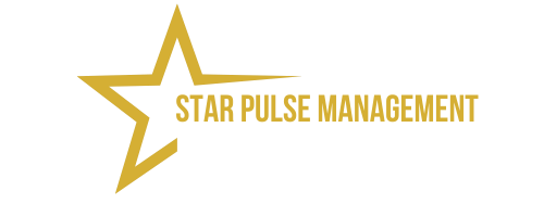 Gold and Black Modern Star Fashion Store Logotype